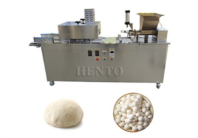 How many diameters of round dough can be processed by dough divider and round...